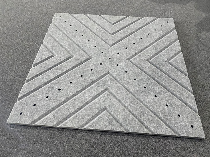 מכונת חיתוך ניקוב חיתוך פאנל אקוסטית PET Felt