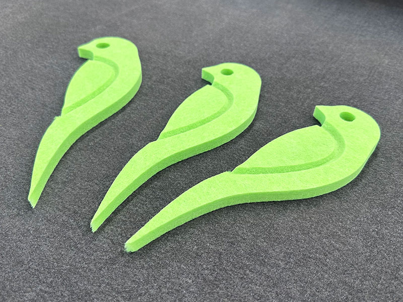 دستگاه برش پانل نمد پلی استر PET جاذب صدا