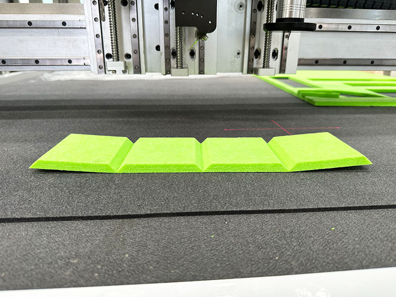 Ahumahi PET Felt Acoustic Paewhiri Tapahi Me te Miihini Haehae