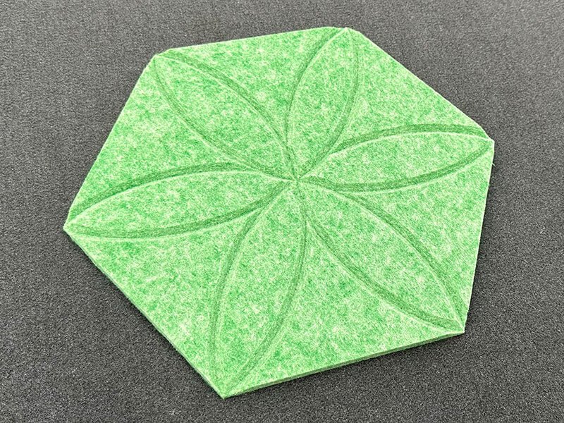 เครื่องตัด CNC สำหรับแผงอคูสติก PET Felt